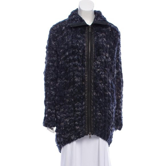 YIGAL AZROUËL Wool Zip-Up Jacket/ Sweater AmazingD